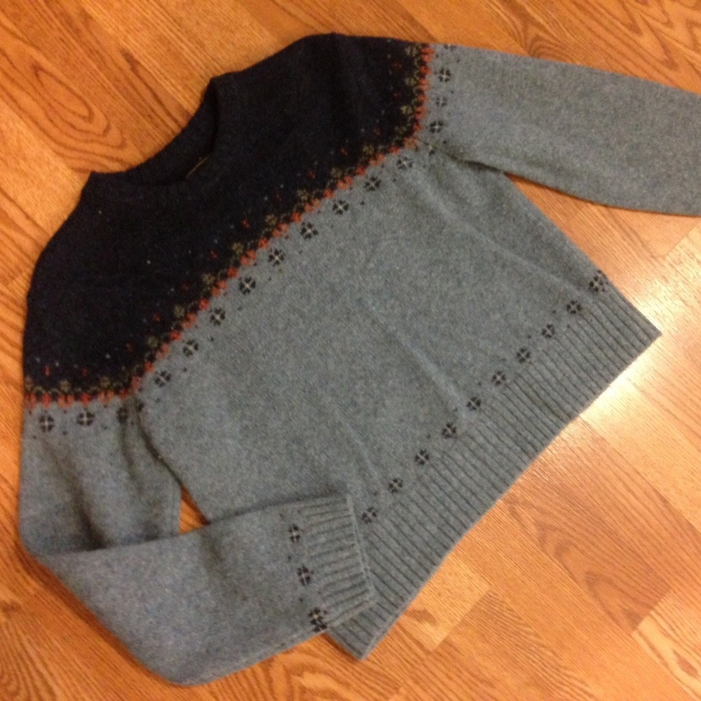 Abercrombie & Fitch Blue Wool Sweater